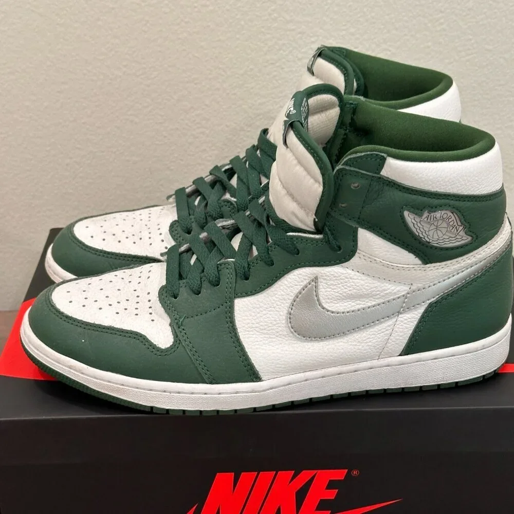 AIR JORDAN 1 RETRO HIGH OG DZ5485 303 GORGE GREEN/METALLIC SILVER VERT GORGE/ARG